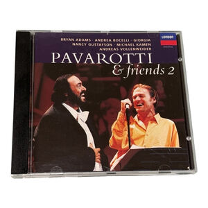 Pavarotti & Friends 2 CD 1995 Live Modena Andrea Bocelli Bryan Adams Opera Pop